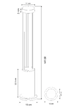 Ландшафтный светильник Arte lamp THUBAN  3