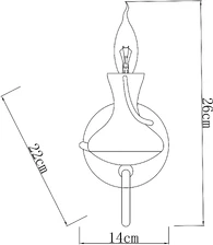 Бра Arte Lamp VASO  4