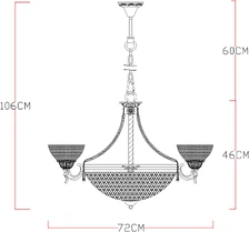 Подвесная люстра Arte Lamp FEDELTA  2