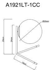 Декоративная настольная лампа Arte Lamp BOLLA-UNICA  4