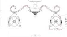 Потолочная люстра Arte Lamp FORTUNA  4