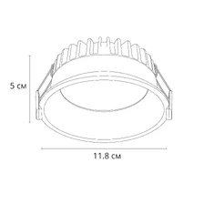 Точечный встраиваемый светильник Arte Lamp FRAME  2