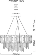 Подвесная люстра Arte Lamp NICOLETTA  7