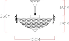 Потолочная люстра Arte Lamp FEDELTA  3