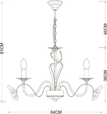 Подвесная люстра Arte Lamp ALI  5