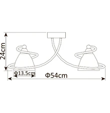 Потолочная люстра Arte Lamp FABIA  4