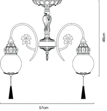 Потолочная люстра Arte Lamp SULTAN  5