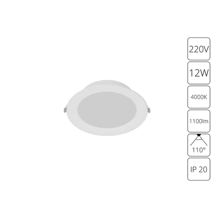 Встраиваемый светильник Arte Lamp QUICK A8412PL-1WH